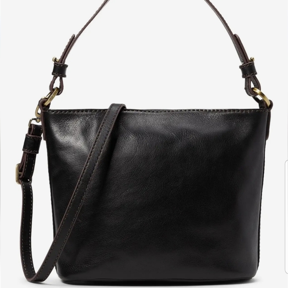 NEW! Hobo Belle Convertible Shoulder Bag Black Leather NWT - Picture 6 of 14